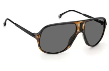 Image of Carrera Safari65/N Sunglasses, Brown Havana Frame, Grey Polarized Lens, 716736442655