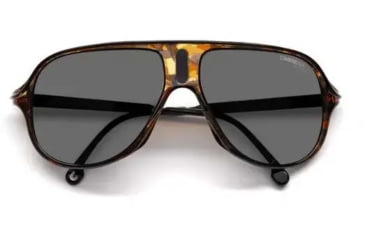 Image of Carrera Safari65/N Sunglasses, Brown Havana Frame, Grey Polarized Lens, 716736442655