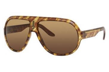 Image of Carrera Speedway/S Single Vision Prescription Sunglasses SPEEDS-0FRI-U8-6312 - Lens Diameter 63 mm, Frame Color Blush Havana Striated