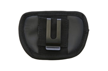 Image of Carry All Concealed Carry Waist Holster, 5in X 2.5in, Solid Vinyl And Ballistic Nylon Construction With Metal Hardware, Fits Most Pistols, Black, Black, P0197