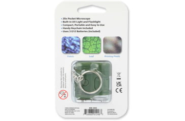 Image of Carson 20x MicroMini LED Lighted Pocket Microscope, Green, MM-280G