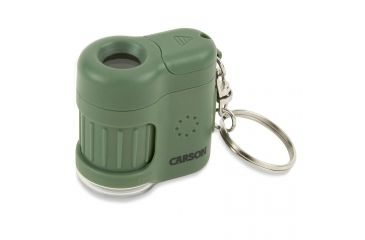 Image of Carson 20x MicroMini LED Lighted Pocket Microscope, Green, MM-280G