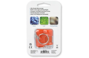 Image of Carson 20x MicroMini LED Lighted Pocket Microscope, Orange, MM-280O