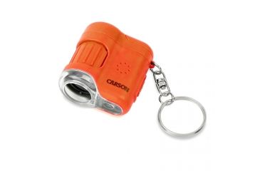 Image of Carson 20x MicroMini LED Lighted Pocket Microscope, Orange, MM-280O