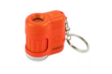 Image of Carson 20x MicroMini LED Lighted Pocket Microscope, Orange, MM-280O