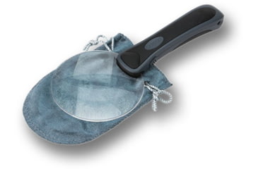 Image of Carson 2x LED Lighted Rimless Magnifier w/ Batteries and Case RM-95