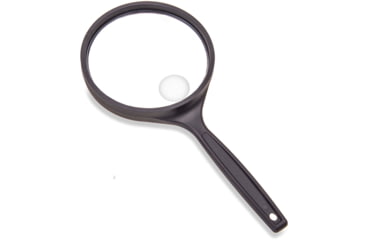 Image of Carson 2x4 Oversized Handheld Magnifier w/ 3x Spot Lens, Black, Small, DS-44GL