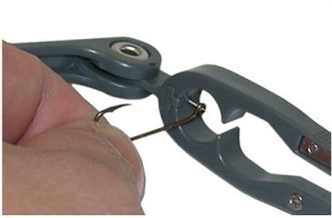 Image of Carson Fishn Grip 4x Magnifier w/Attached Precision Tweezers, Hook Cleaner, and Line Cutter OD-99