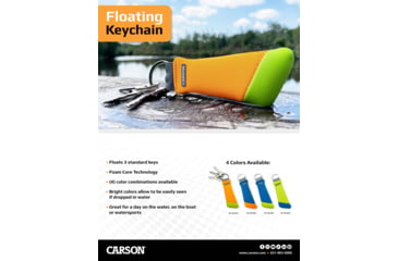 Image of Carson Floating Keychain, 6-Pack, Assorted, FA-30AS