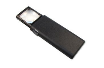 Image of Carson LumiPop 5X LED Light Pop-Out Magnifier Loupe, Black LP-66