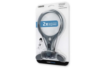 Image of Carson Optical AS-70 Lume Series Hands-Free Magnifier, Gray, 5.7 in x 1.0 in x 9.3 in, AS-70