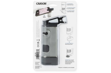 Image of Carson Optical MP-400 MicroPic 120-240x Pocket Microscope, Gray, 1.0 in x 1.7 in x 5.1 in, MP-400