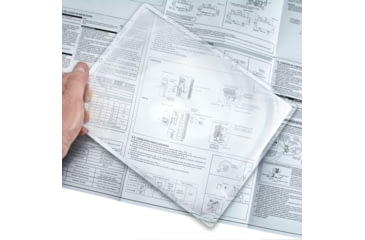 Image of Carson Page Magnifier 2x Rigid-Frame Full Page Magnifier Loupe DM-21
