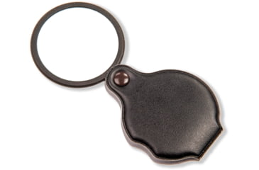 Image of Carson Slide-OpenGlass Magnifier 4x w/Attached Case, Black, Small, GN-11