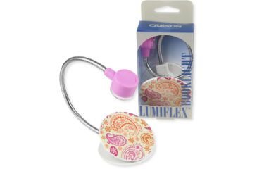 Image of Carson Ultra-Bright Fully Adjustable LED Book Light - Paisley FL-9001