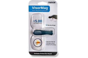 Image of Carson VisorMag 2.25x Power +5.00 Diopters Clip-On Magnifying Lens for Hats VM-14