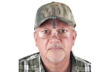 Image of Carson VisorMag 2x Power +4.00 Diopters Clip-On Magnifying Lens for Hats VM-12