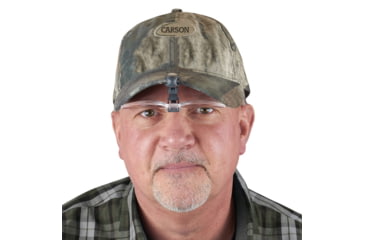 Image of Carson VisorMag 2x Power +4.00 Diopters Clip-On Magnifying Lens for Hats VM-12