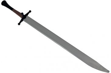 Image of CAS Hanwei Complete Messer Sword, Langes, Silver Blade, Black Guard 112566