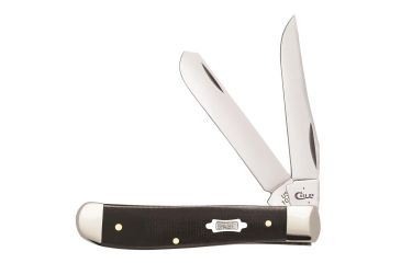 Image of Case Black Canvas Laminate - Mini Trapper Blade, 10207 SS, 23136