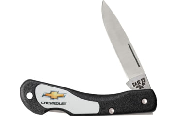 Image of Case Chevy Mini Blackhorn Folding Knife, 3.13in Closed, SS, Satin Blade, Black Synthetic Handle, 33709
