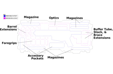 Image of Case Club AR15 Pistol/SBR Carry Case, Black, Small, CC6506FLAR15