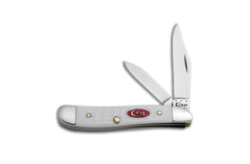 Image of Case Knives Case Peanut Knife 2.875" Jigged White Synthetic 6220 SS 60188 *DISCOUNT*, White, Tru-Sharp, adult, BHQ-228573