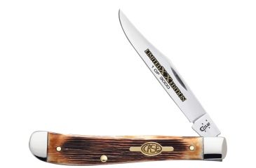 Image of Case Limited XX Edition Series XXXIII Barnboard Jig Burnt Brown Bone Slimline Trapper (61048 SS), 11757