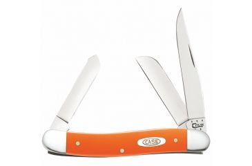Image of Case Smooth Orange Synthetic Handle Knife, Medium Stockman, 4318 SS 80509
