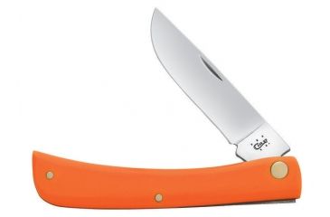 Image of Case Smooth Orange Synthetic Handle Knife, Sod Buster Jr, 4137 SS 80502