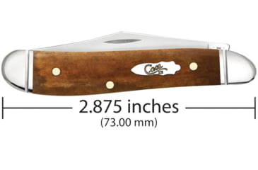 Image of Case Peanut Folding Knife, 2.88 in, Tru-Sharp Surgical Steel, Smooth Antique Bone Handle, 58201