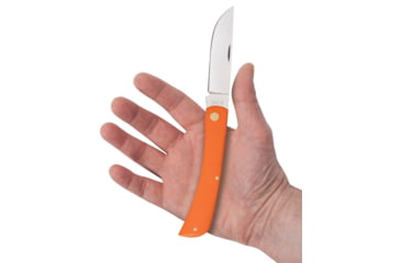 Image of Case Sod Buster Folding Knife, 4.63 in, Tru-Sharp Surgical Steel, Smooth Orange Synthetic Handle, 80512