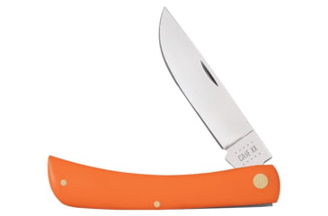 Image of Case Sod Buster Folding Knife, 4.63 in, Tru-Sharp Surgical Steel, Smooth Orange Synthetic Handle, 80512