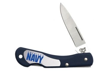 Image of Case U.S. Navy - Smooth Navy Blue Synthetic Mini Blackhorn LT1059L SS, 17711