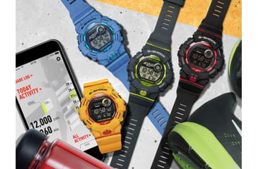 Image of Casio G-Shock Digital Watch - Mens, Black/Red, GBD800-1