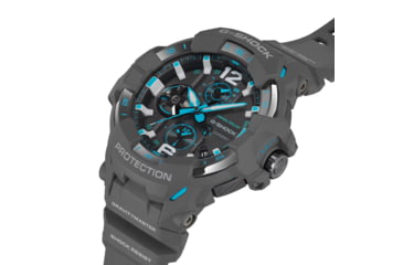 Image of Casio G-Shock Gravity Master Men's Analog-Digital Watch, 55mm Case Diameter, Steel Bezel, Gray Bio-based Resin Band, GR-B300-8A2CR, GR-B300-8A2CR
