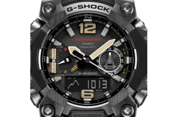 Image of Casio G-Shock Mudmaster Triple-Sensor Solar Watch - Mens, Black, GWG-B1000-1ACR
