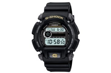 Image of Casio Outdoor G-Shock Mens Outdoor Shock Resistant Watch, Black/Gold DW9052-1BCG