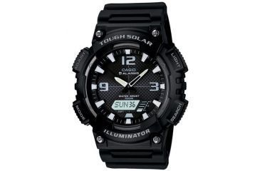 Image of Casio Outdoor SOLAR POWER-ANALOG/DIGITAL-100M Water Resistant, Black/White AQS810W-1AVCF