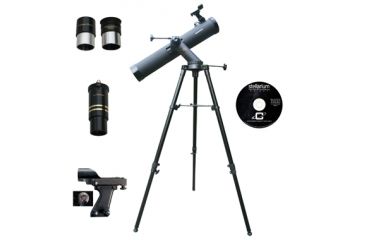 Image of Cassini 800mm X 80mm Astronomical TRACKER Telescope, Charcoal C-80080TR