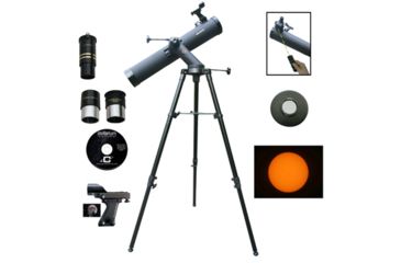 Image of Cassini Tracker 800mm x 80mm Telescope with Electronic Focuser and Solar Filter Cap, Black, NSN N, C-80080TREFSF