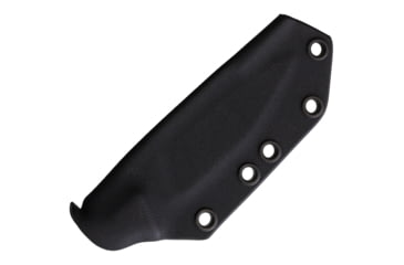 Image of Casstrom Micarta Field Dresser Knife, 7.38in Overall, 3.5in Satin 14C28N Sandvik Blunt Tip Blade, Sharpened Top Edge, Black Smooth Micarta Handle, Kydex Sheath, 13520