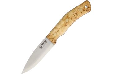 Image of Casstrom No 10 SFK Birch/SS/FS Fixed Blade Knife, 3.875in, Standard Edge, Satin, Curly Birch Handle CI13128