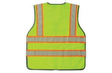 Image of Caterpillar 5 Point Break Away Safety Vest, Hi-Vis Yellow, Medium/Large 1322029-407-M/L