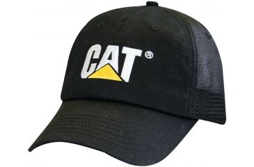 Image of Caterpillar Trademark Mesh Cap, Black, One Size, 1128083-016-OS