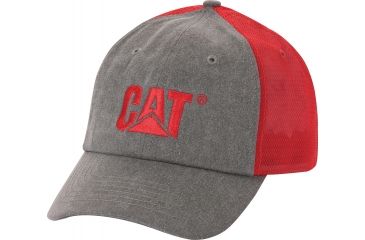 Image of Caterpillar Trademark Mesh Cap, Charcoal, One Size, 1128083-080-OS