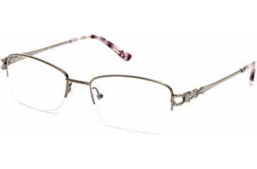 Image of Catherine Deneuve CD0421 Progressive Prescription Eyeglasses - Shiny Light Nickeltin Frame, Shiny Light Nickeltin Lenses, 52 mm Lens Diameter CD042152010