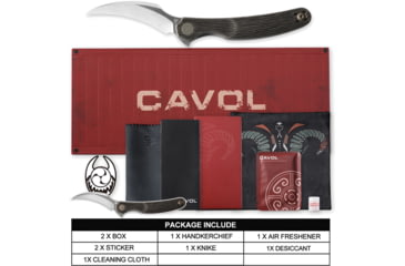 Image of Cavol Knives C09 Linerlock Titanium, CVLC09BRS