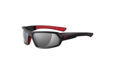 Image of Cebe S'Teem Proggressive Rx Sunglasses Matte Black Red Frame, CBSTEEM6