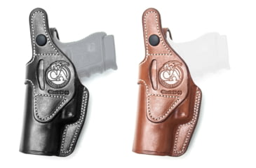 Image of Cebeci Arms Browning Leather IWB Holster, Black, Tan